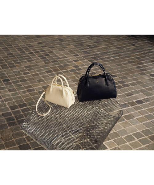 美品 アニエスベーボヤージュ ナイロン チェーン ボストンバッグ ハンドバッグ 2wayボストンバッグ VAT01－01 ｜agnès b. VOYAGE FEMME（アニエスベー