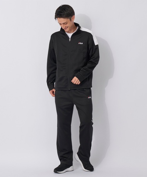 FILA（フィラ） パンツ 裏起毛ブリスターロングパンツ ジャージパンツ