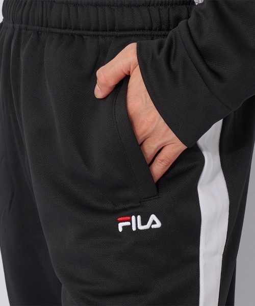 FILA（フィラ） パンツ 裏起毛ブリスターロングパンツ ジャージパンツ