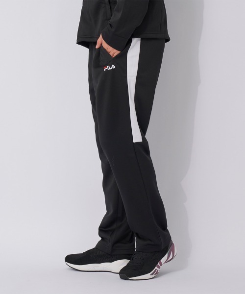 FILA（フィラ） パンツ 裏起毛ブリスターロングパンツ ジャージパンツ