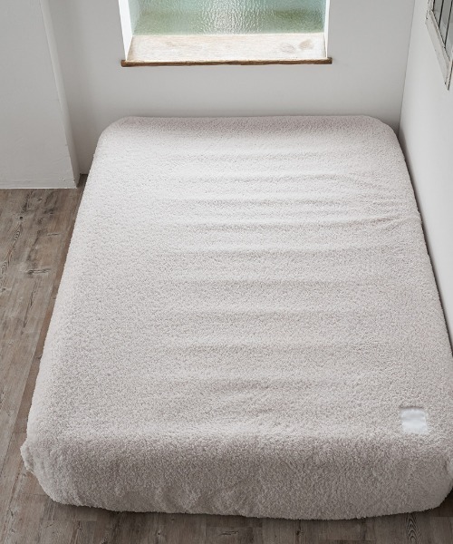 gelato pique セミダブル ボックスシーツ ライトグレー gelato pique