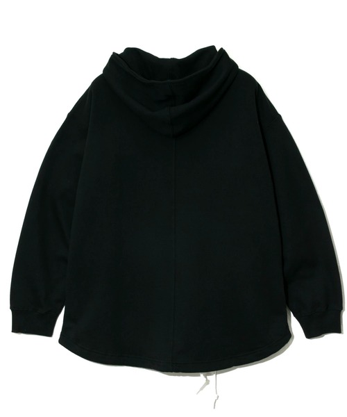 いろいろWOOLロングタウンパーカ go slow caravan 美品 go slow caravan パーカー 空紡糸裏毛 SLASH ZIP ジャケット