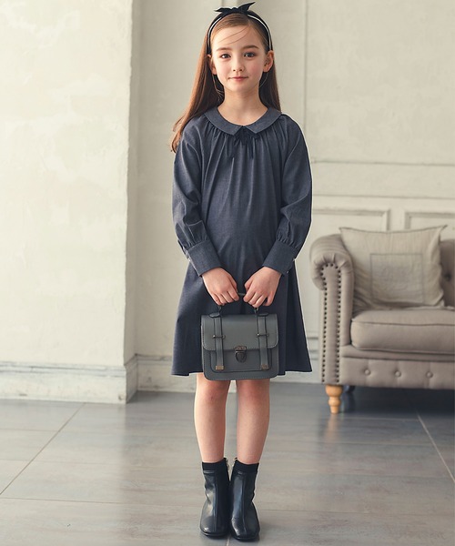 DRESCCO（ドレスコ） ワンピース ダークグレー長袖フォーマル