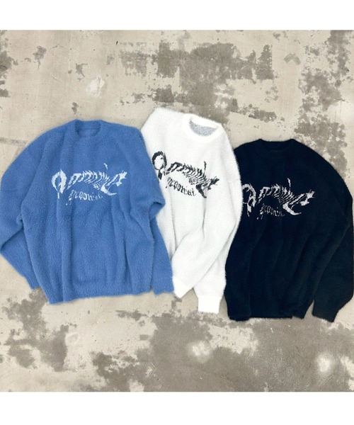 A'gem 9（エージェムナイン） セーター ニット A'GEM/9 × .kom 「A'GEM