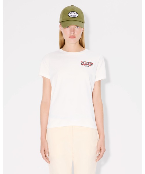 tシャツ 'KENZO VERDY MARKET' エンブロイダリー コットン Tシャツ レディース