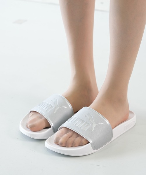 非売品 PUMA サンダル シルバー スライド レディース PUMA/プーマ 靴