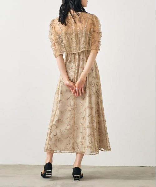 SETUP7（セットアップセブン） ドレス 「metoi」エンブロイダリー