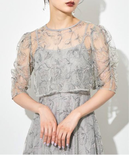 SETUP7（セットアップセブン） ドレス 「metoi」エンブロイダリー