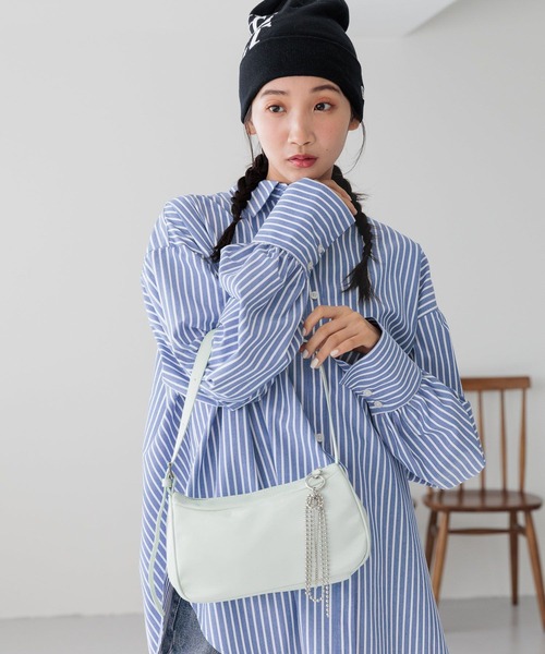 にょろ様RomaRo ミニトートバッグ　ミント LOWRYS FARM トートバッグ チャームツキミニトートBAG 284096