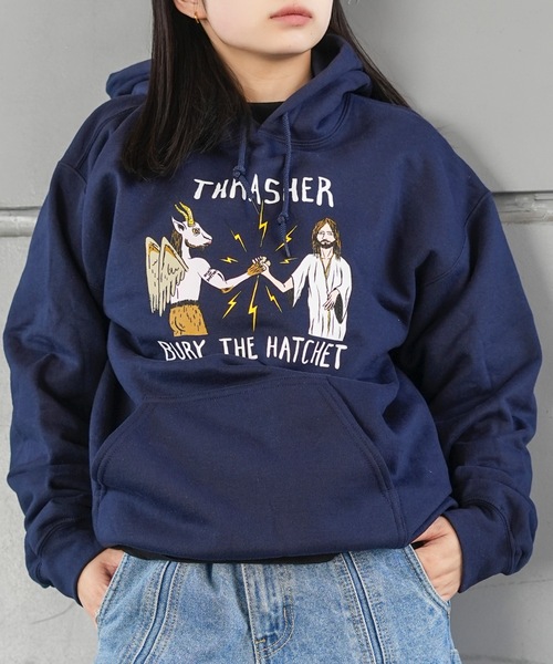 THRASHER（スラッシャー） パーカー TOY MACHINE B.T.H HOODIE SWEAT