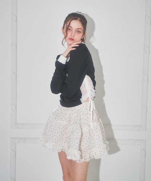 Lovilyn tシャツ キラキラロゴガーリーゲームシャツ レディース