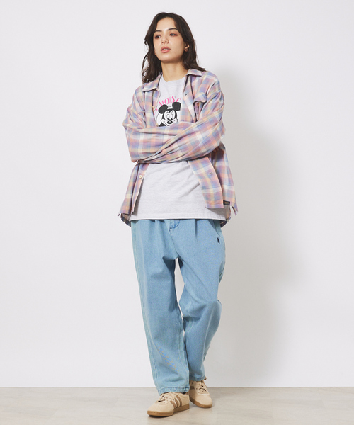 じ*い様 PENDLETON ペンドルトン オープンカラーシャツ オンブレ L MINEDENIM - PENDLETON W.Plaid Open Collar SH (BPT) / ペンドルトン