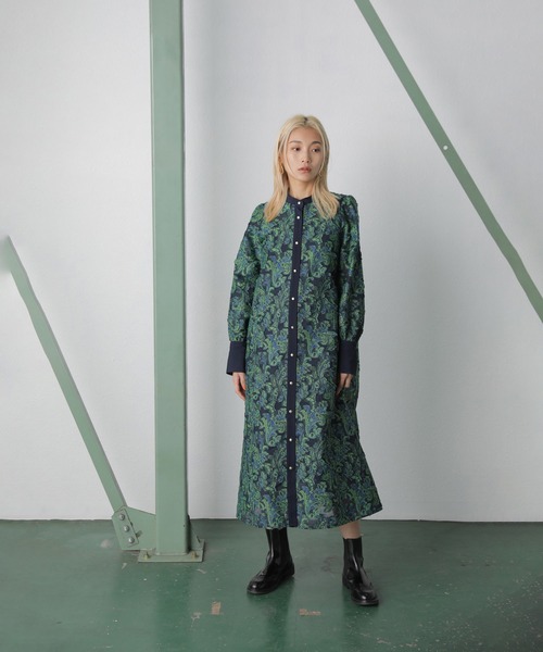 OKIRAKU✖️ROSE BUDTシャツワンピース＆チュールレイヤード　未使用 ローズバッド×OKIRAKU チュールレイヤード Tシャツワンピース F