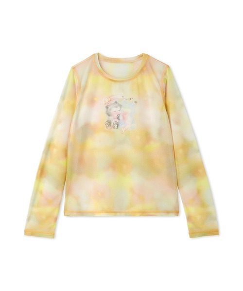 tシャツ 「Lizii Lin」キャットシアーカットソー レディース FURFUR tシャツ 「Lizii Lin」キャットシアーカットソー