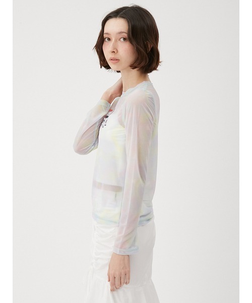 tシャツ 「Lizii Lin」キャットシアーカットソー レディース FURFUR tシャツ 「Lizii Lin」キャットシアーカットソー