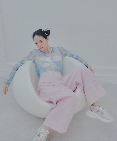 FURFUR tシャツ 「Lizii Lin」キャットシアーカットソー