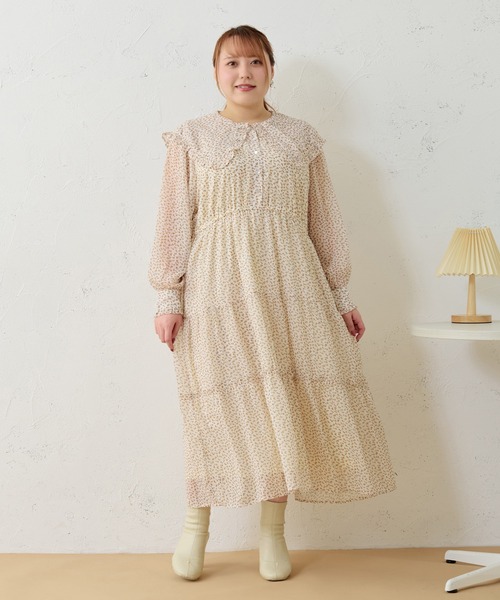 完売品⭐︎Louiosy⭐︎3L 未使用 ロングワンピース Louiosy（ルオシー