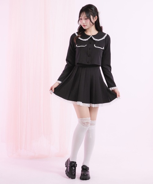 DearMyLoveRose（ディアマイラブローズ） セットアップ 丸襟レース