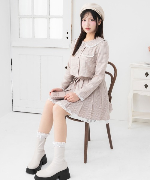 DearMyLoveRose（ディアマイラブローズ） セットアップ 丸襟レース
