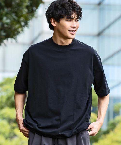 フェニックス PHA12TS14Traverse S/S トップス(メンズ）M　ネイビー　未使用 phenix tシャツ +phenix(プラスフェニックス)DRY DRAW CORD