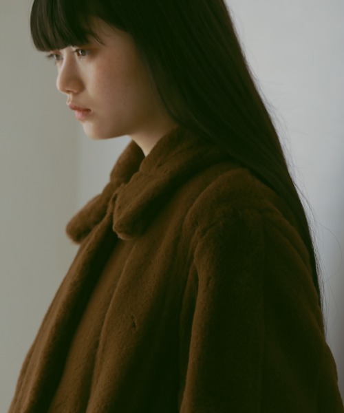 「CASA FLINE」 ミリタリージャケット FREE ブラウン レディース_画像9