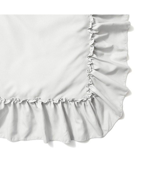 【新品】 Francfranc かんたん寝具セット プラス フリル S グレー Francfranc ベッド 寝具 「オンラインショップ限定」かんたん