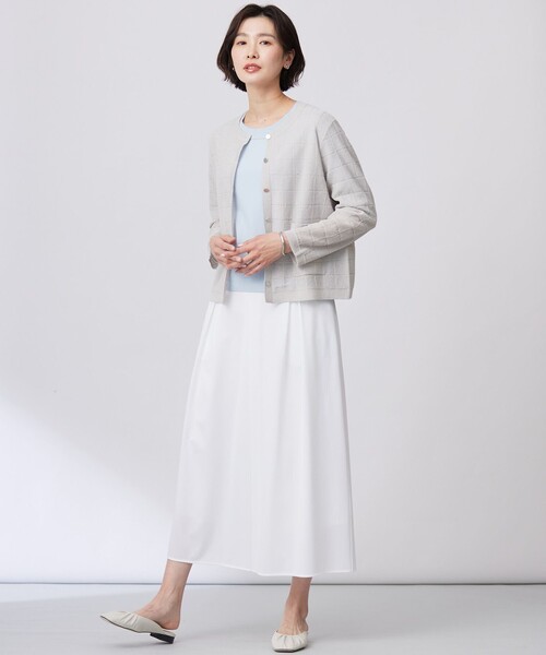 ニット セーター 「洗える」WINDY JACKET ジャケット レディース