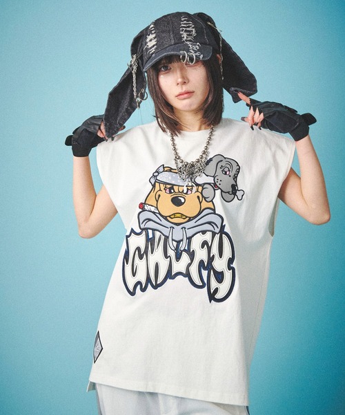 定価:10,780円　GALFY タンクトップ GALFY タンクトップ GALFY-袖を忘れしTee メンズ レディース