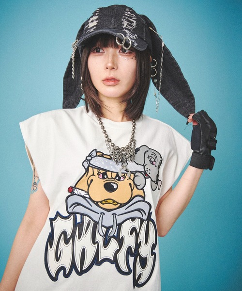 GALFY タンクトップ GALFY-袖を忘れしTee メンズ レディース