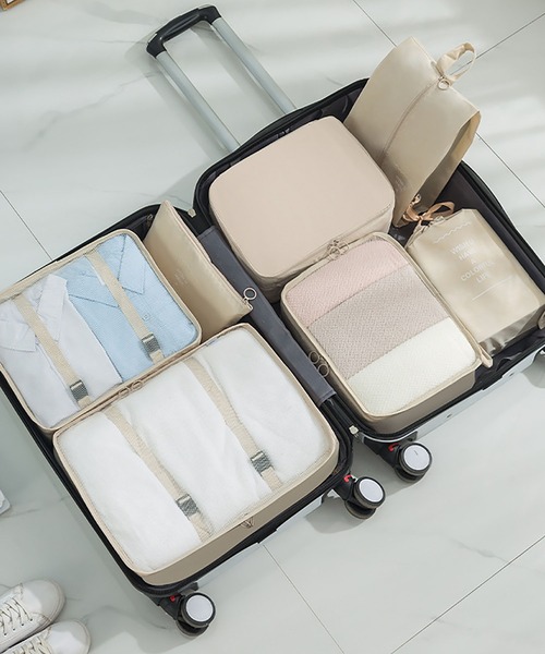TABI PAL（タビパル） スーツケース 旅行用7点収納バッグ 衣類収納