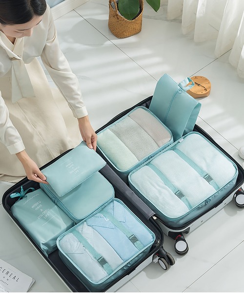 TABI PAL（タビパル） スーツケース 旅行用7点収納バッグ 衣類収納