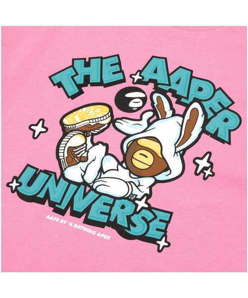 人気★A BATHING APE AAPER \"AAPER UNIVERSE\" TEE★半袖 Tシャツ AAPER 'UNIVERSE' TEE（Tシャツ/カットソー）｜AAPE BY A