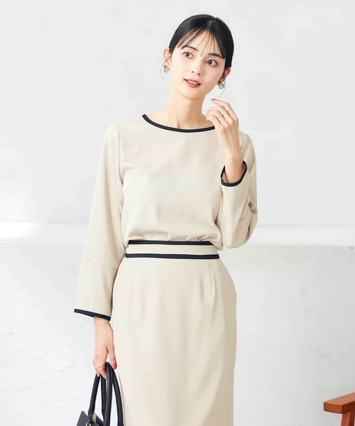 a.v.v（アー・ヴェ・ヴェ） ワンピース 「2SET」バイカラーブラウス