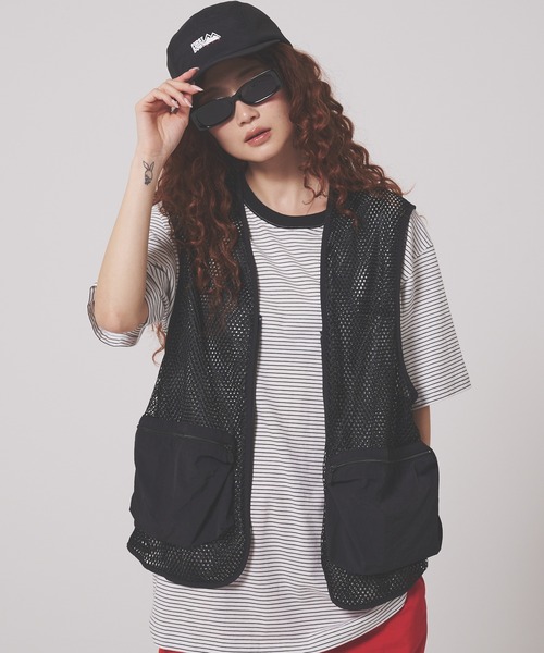 FIRST DOWN メッシュアウトドアベスト X LARGE FIRST DOWN ベスト ジレ 「FIRST DOWN/ファーストダウン」TASLAN