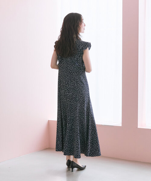La boutique Bonbon ワンピース 「miki監修」スクエアドット