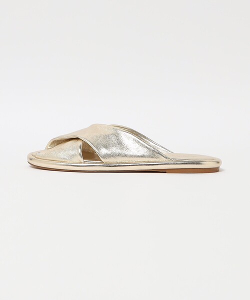 STEVEN ALAN サンダル 「Steven Alan」メタリック クロス レディース  