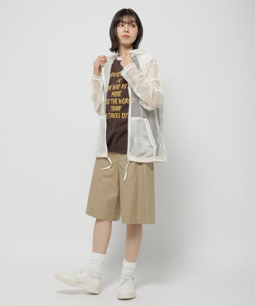 niko and… パーカー 「WILLIAM B.ELIOTT」メッシュZIPパーカー
