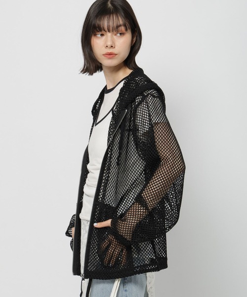 niko and… パーカー 「WILLIAM B.ELIOTT」メッシュZIPパーカー