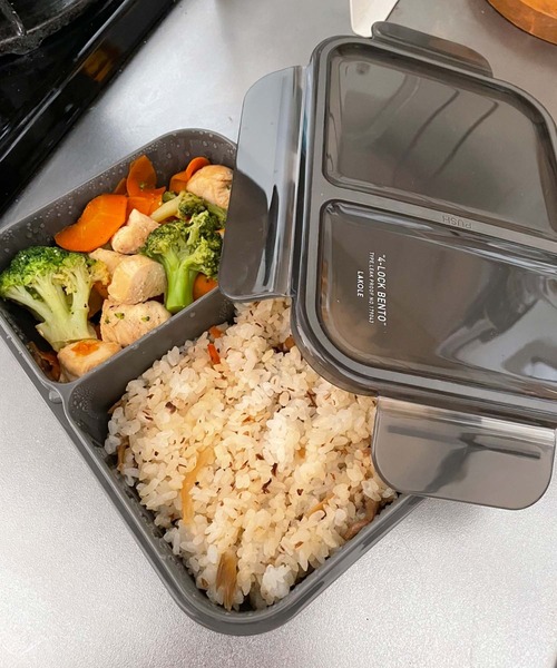 LAKOLE（ラコレ） 弁当箱 汁が漏れにくいランチボックス「700ml