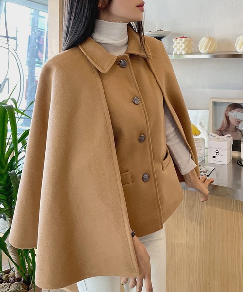 「Jasmine Grandiflorum」 コート SMALL キャメル レディース_画像4