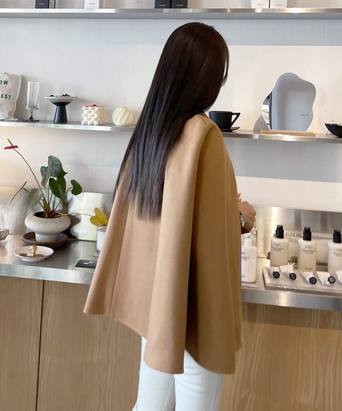 「Jasmine Grandiflorum」 コート SMALL キャメル レディース_画像6