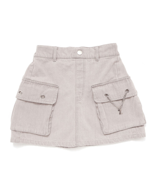 ZIDDY（ジディー） スカート チェーン付きショートボトム(130~160cm