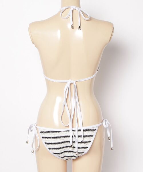 gossip!ロサンゼルス 水着 「Y2Kガーリー」三角ボーダービキニ水着「2