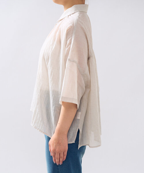 美品　un dix cors 長袖レディース　シアーシャツ 美品 un dix cors 長袖レディース シアーシャツ - メルカリ