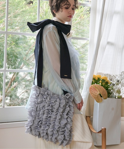 loin nuit ショルダーバッグ バッグ tulle ribbon multiway bag 