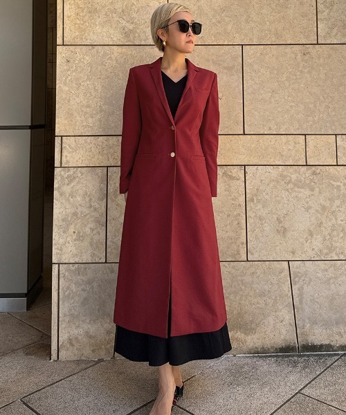 コート アウター モダンロングジャケット レディース : ZOZOTOWN Yahoo