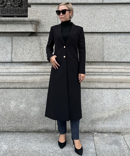コート アウター モダンロングジャケット レディース : ZOZOTOWN Yahoo