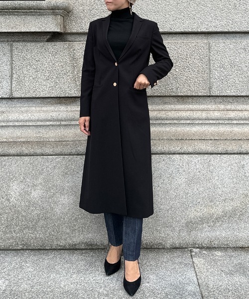 コート アウター モダンロングジャケット レディース : ZOZOTOWN Yahoo