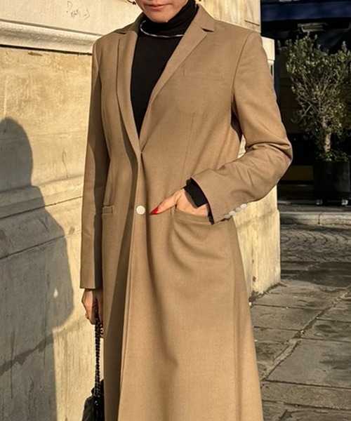 コート アウター モダンロングジャケット レディース : ZOZOTOWN Yahoo