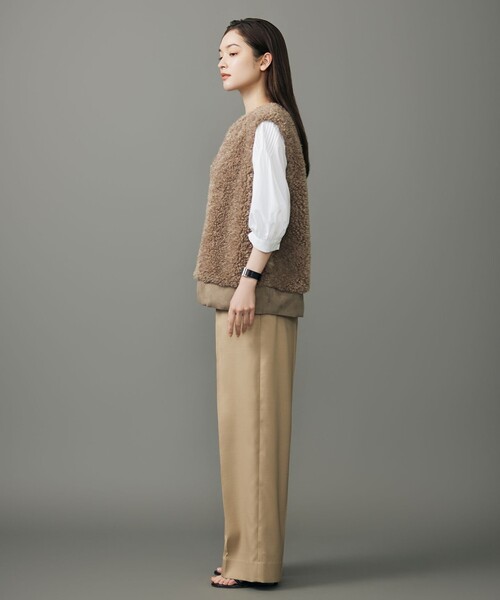 自由区（ジユウク） ベスト ジレ カルガンラムエコファー ジレ